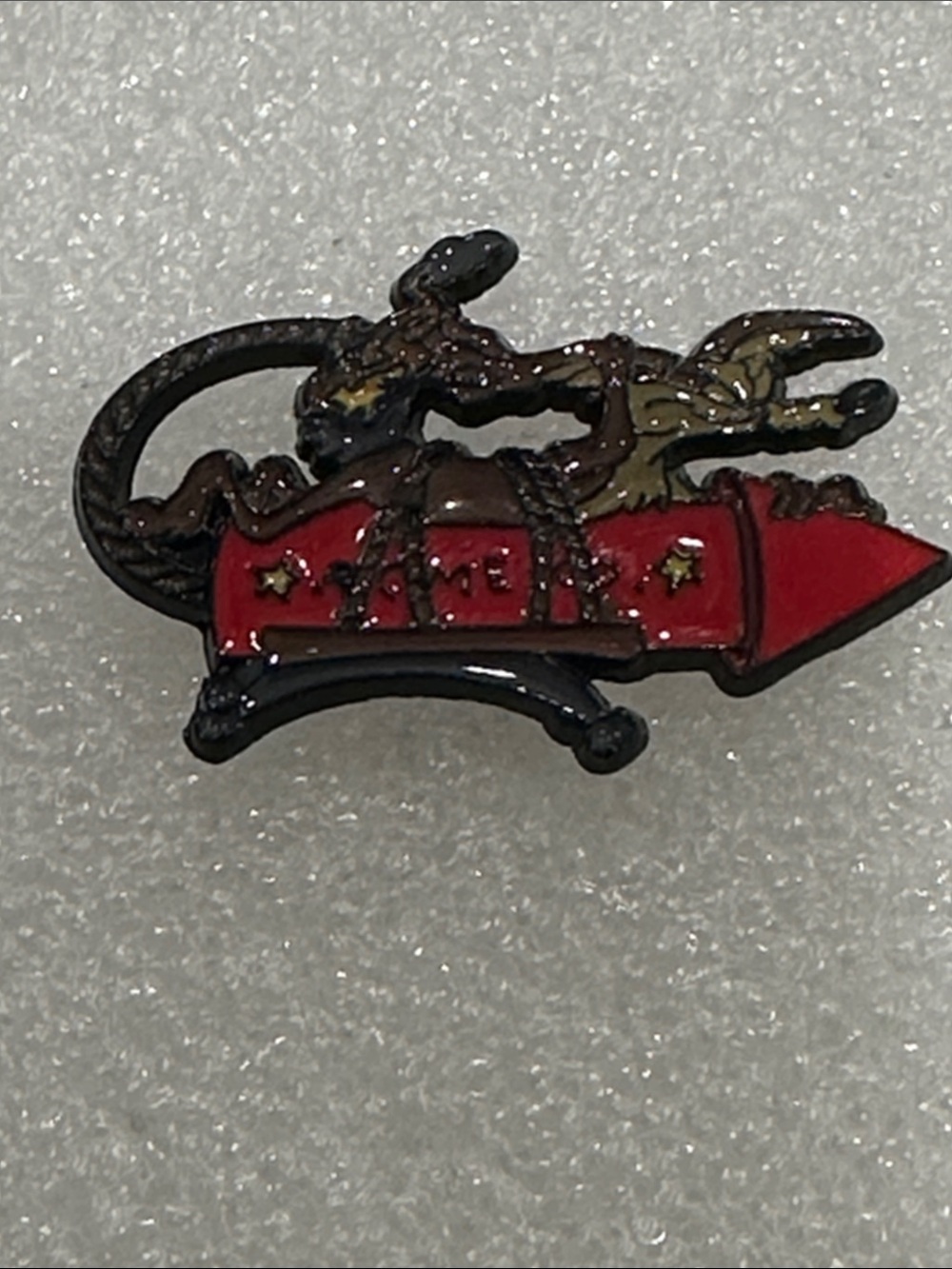 Wile E. Coyote Red Rocket Enamel Pin